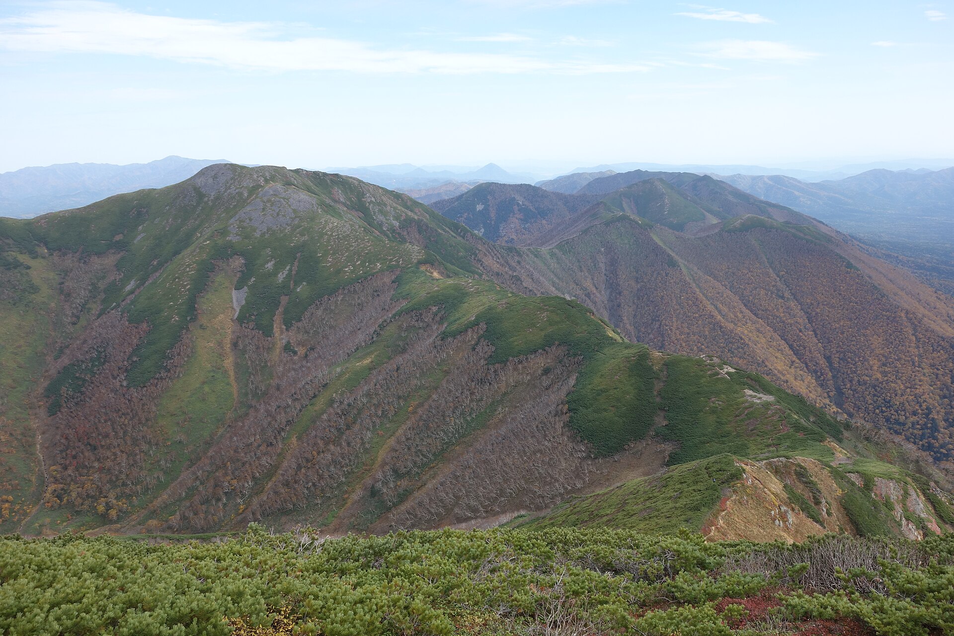 石狩岳から音更山